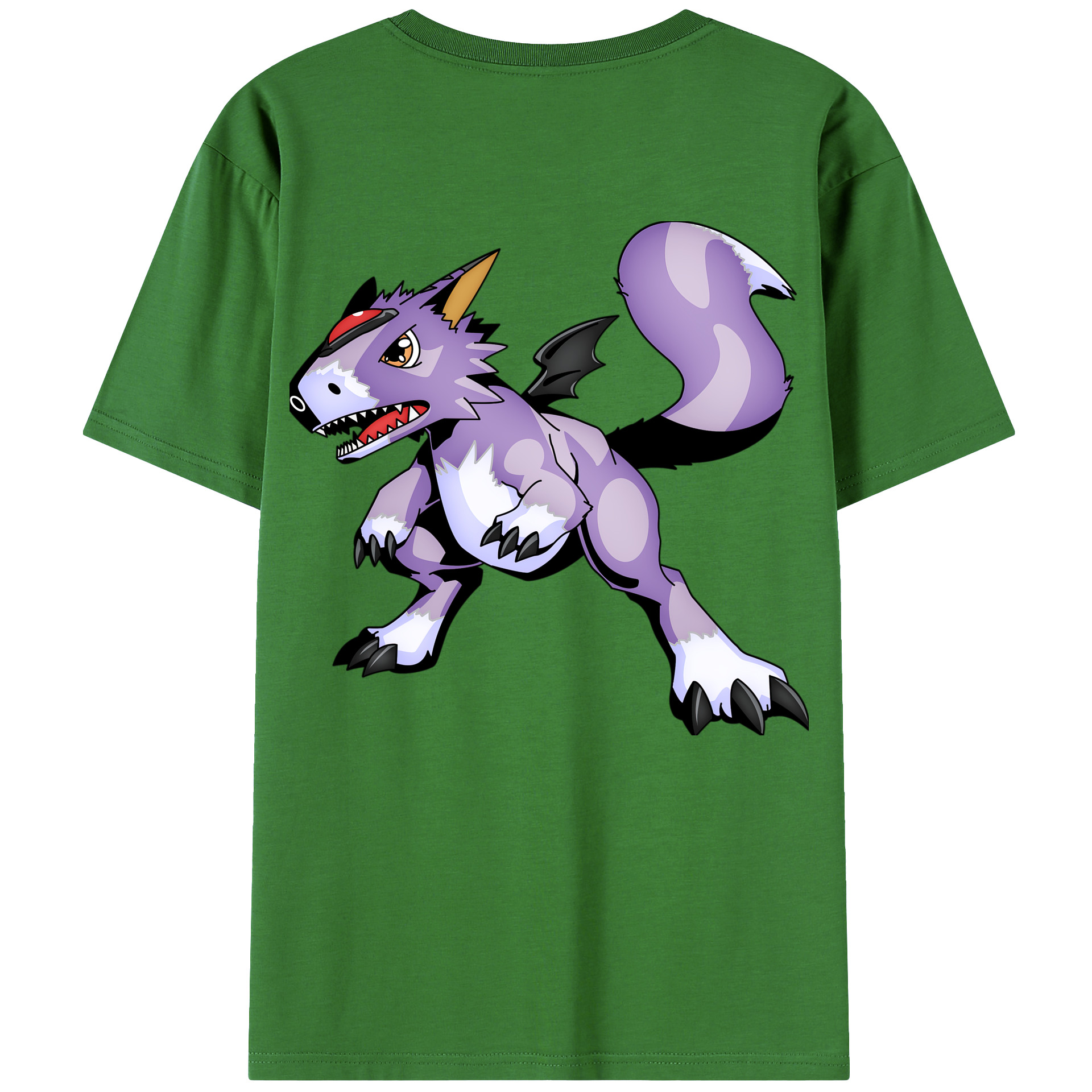 （画像用） Digimon デジタルモンスター/デジモン レディース半袖Tシャツ(バックプリント)